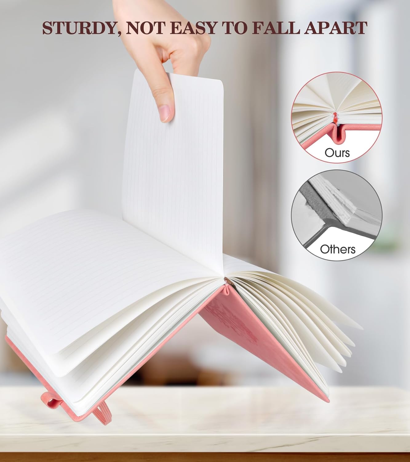 Journal Notebook, Hardcover Leather Journals for Writing, Writing Journal, College Notebook -5.75''X8.38'' (200 Pages-A5) Journal Notebook, Hardcover Leather Journals for Writing, Writing Journal, College Notebook -5.75''X8.38'' (200 Pages-A5)